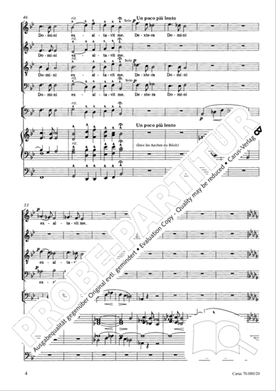 Dextera Domini Dextera Domini STB scores gallery preview page 5