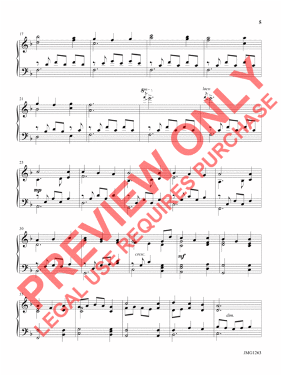 A Peaceful Noel A Peaceful Noel Piano Solo scores gallery preview page 3