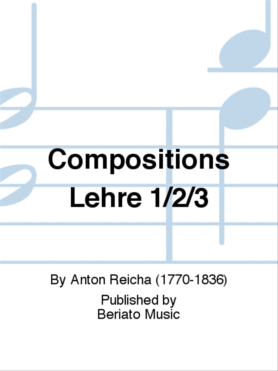 Compositions Lehre 1/2/3 Score scores gallery preview page 1