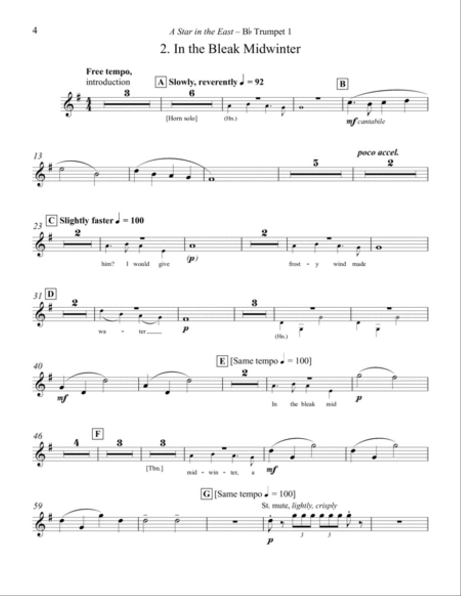 A Star in the East Choir scores gallery preview page 4