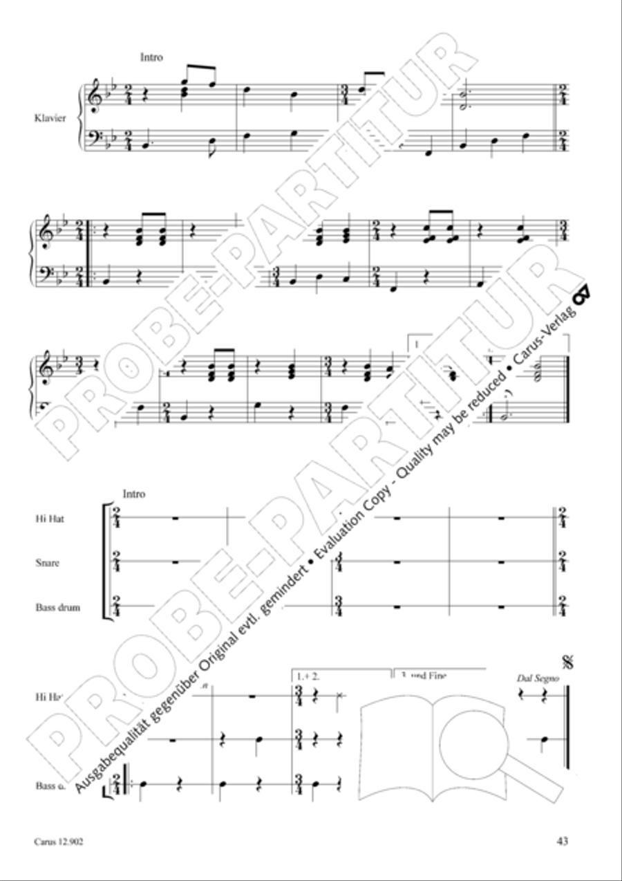 Gute-Laune-Kanons 4-Part scores gallery preview page 44