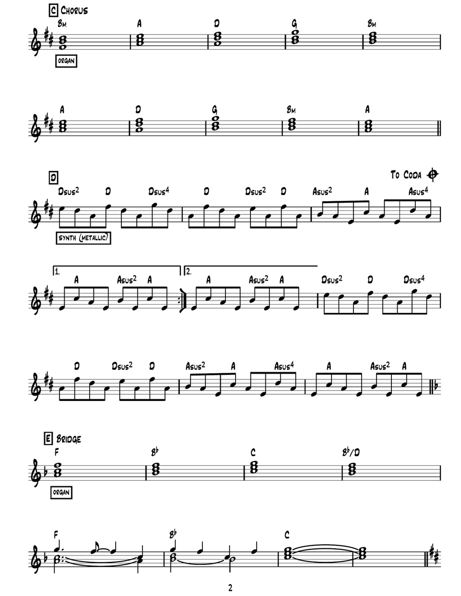 Summer Of '69 Summer Of '69 Piano scores gallery preview page 2