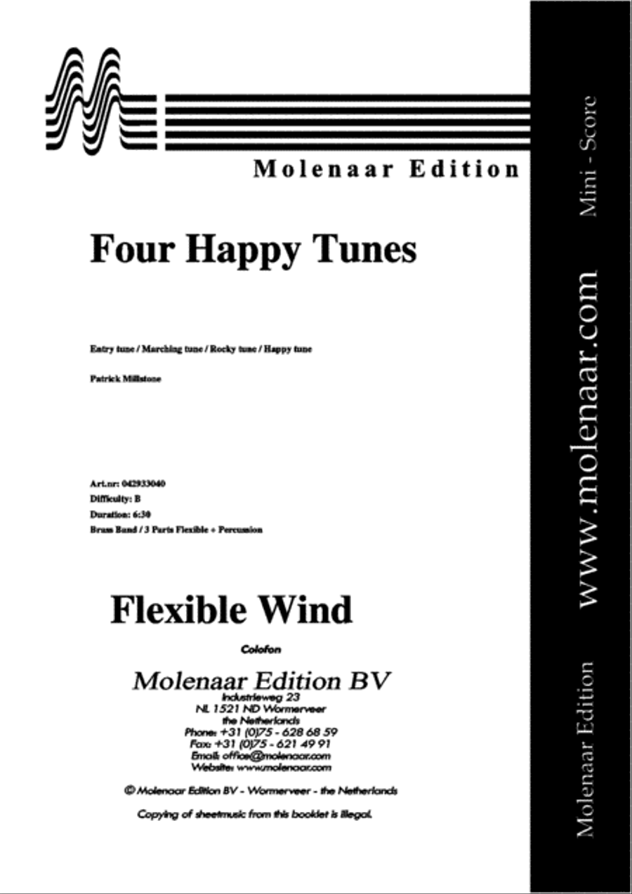 Four Happy Tunes Four Happy Tunes 3-Part scores gallery preview page 2
