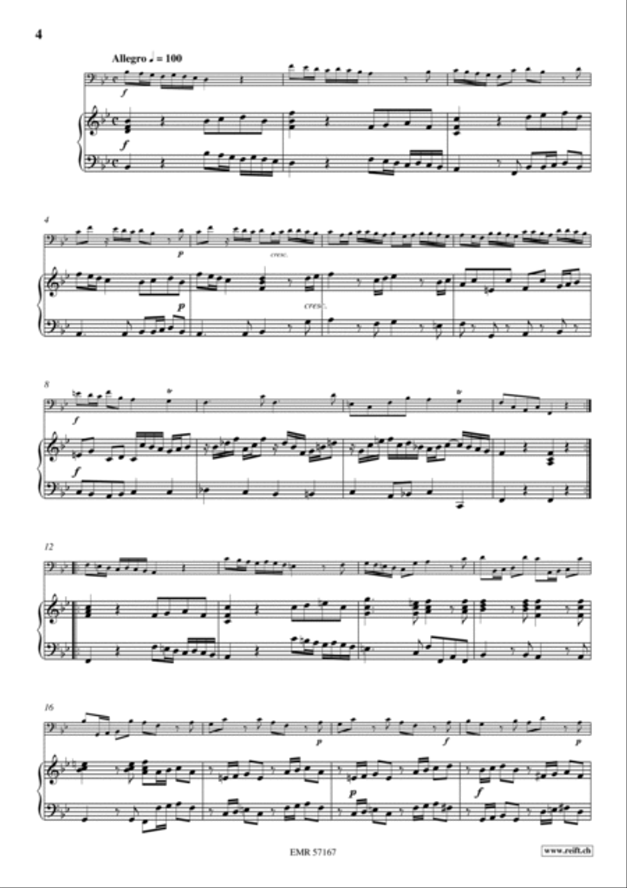 Sonata No. 5 Organ scores gallery preview page 5