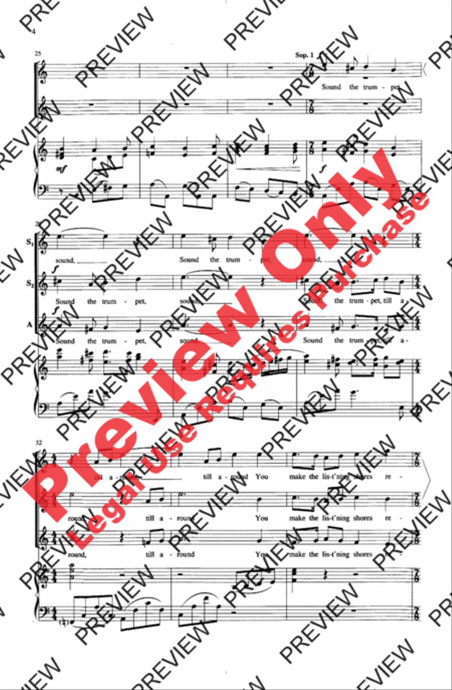 Come, Ye Makers of Song Women's Choir scores gallery preview page 4