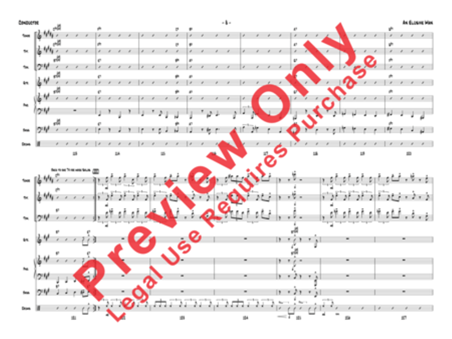 An Elusive Man Jazz Ensemble scores gallery preview page 11