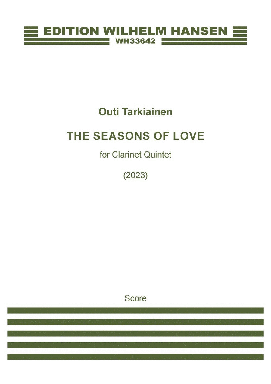 The Seasons Of Love (Score and Parts) Clarinet scores gallery preview page 1
