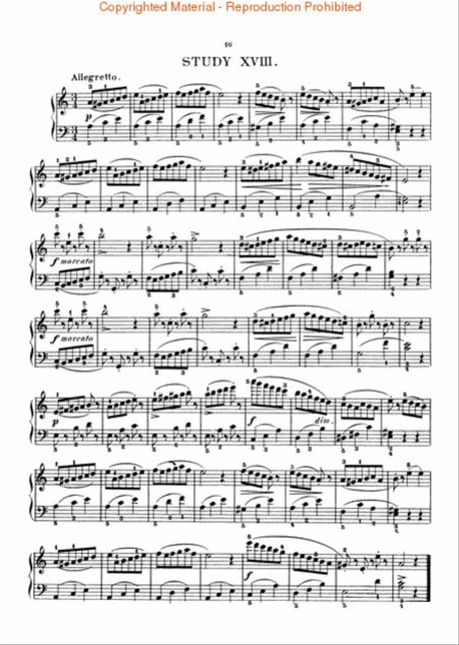 Ecole Primaire (25 Elementary Studies), Op. 176 Piano Method scores gallery preview page 4