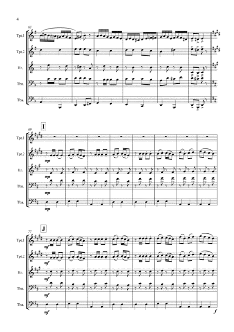 The Rhythm Of Life Horn scores gallery preview page 4