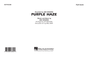 Book cover for Purple Haze - Full Score