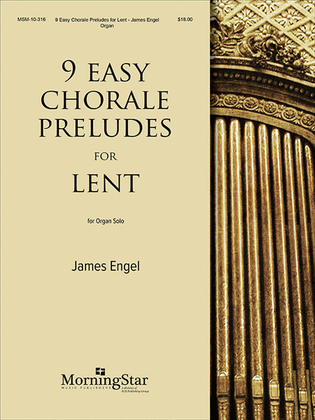 Book cover for Nine Easy Chorale Preludes for Lent