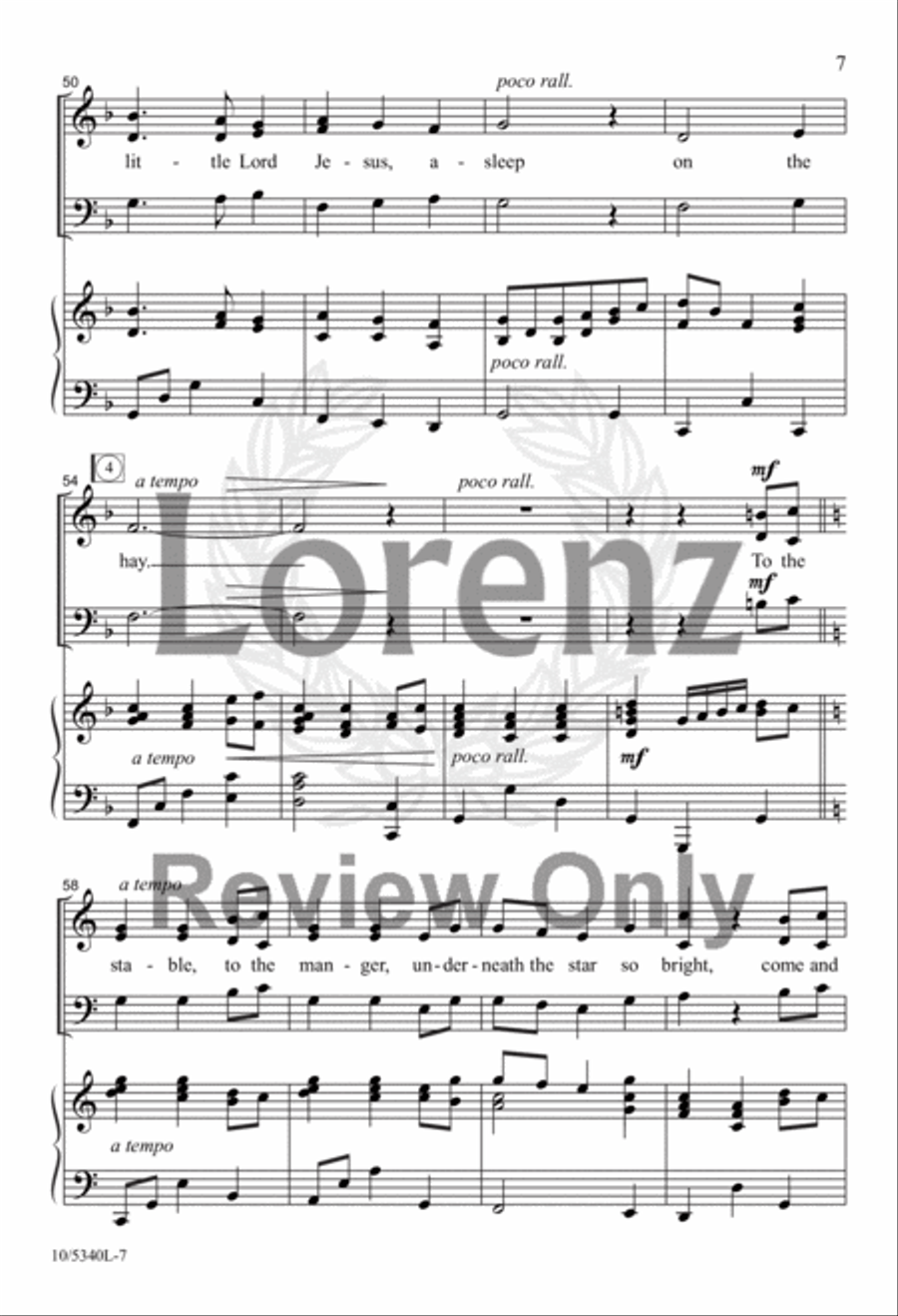 Starlight Manger Carol Starlight Manger Carol 3-Part scores gallery preview page 6