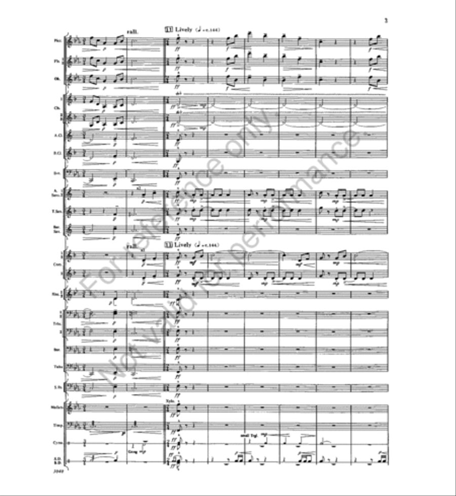 Protocol Protocol Concert Band scores gallery preview page 3
