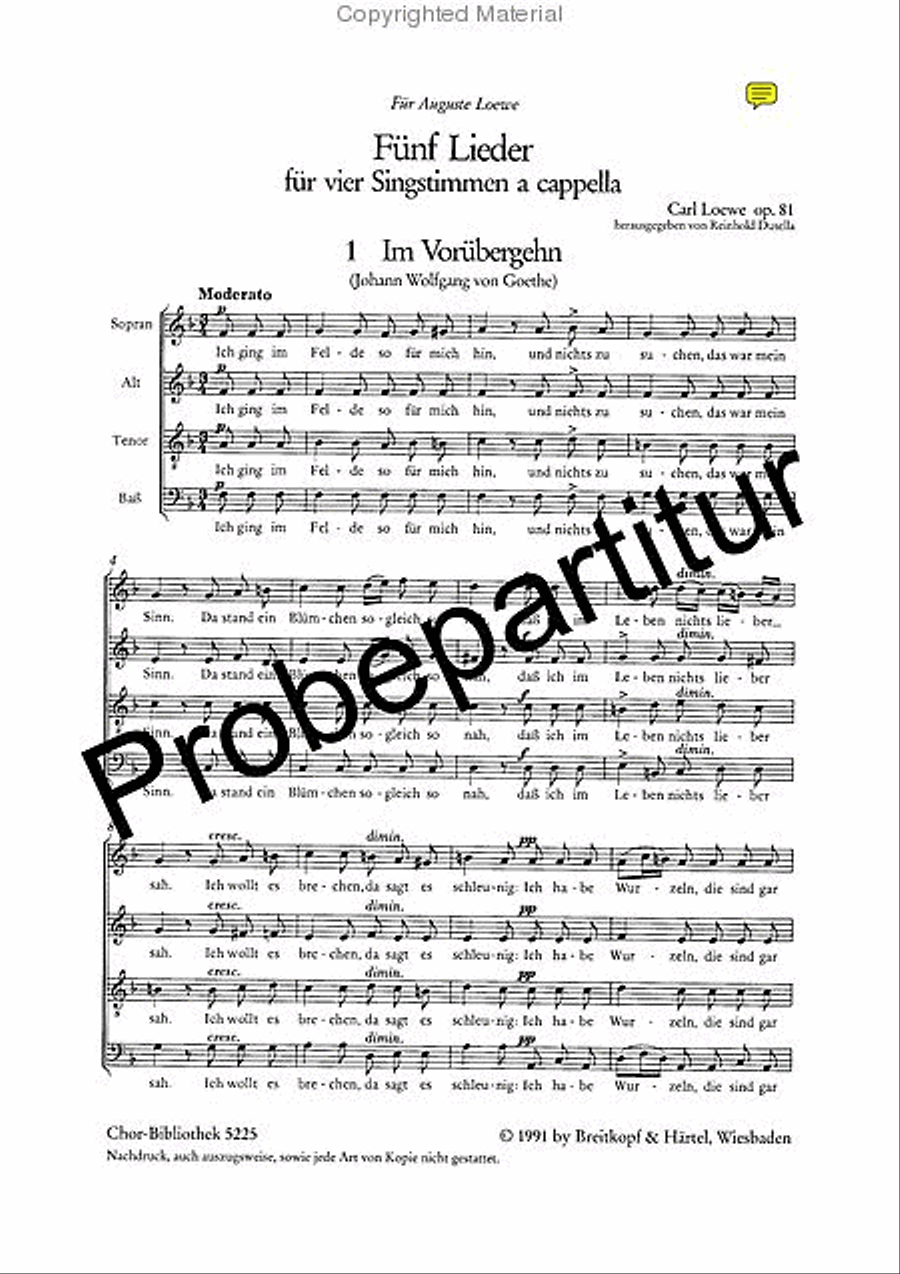 5 Songs Op. 81 5 Songs Op. 81 A Cappella scores gallery preview page 2