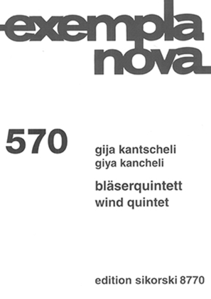 Book cover for Wind Quintet Score & Parts
