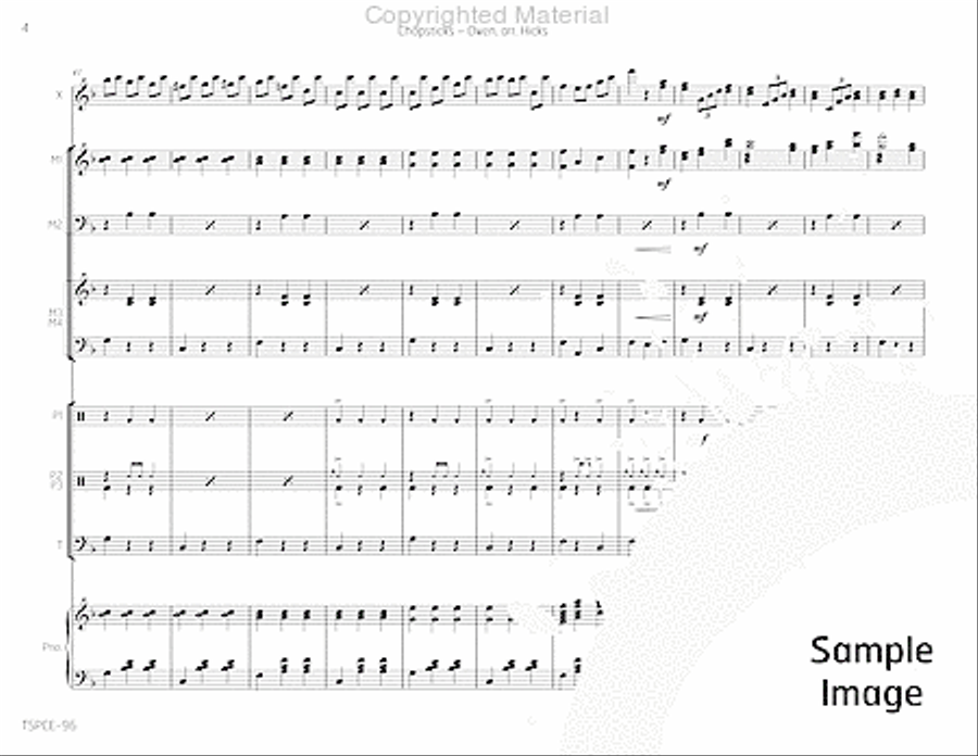 Chopsticks Percussion Ensemble scores gallery preview page 9