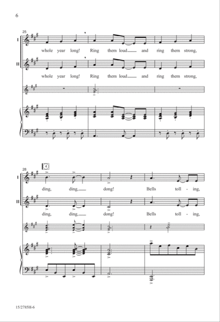 Ringing in the New Year Ringing in the New Year 2-Part scores gallery preview page 7