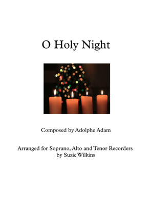 Book cover for O Holy Night for Recorder Trio