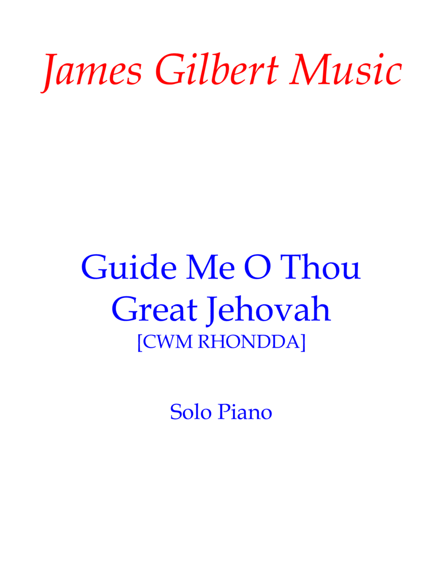 Guide Me O Thou Great Jehovah Piano Solo scores gallery preview page 1