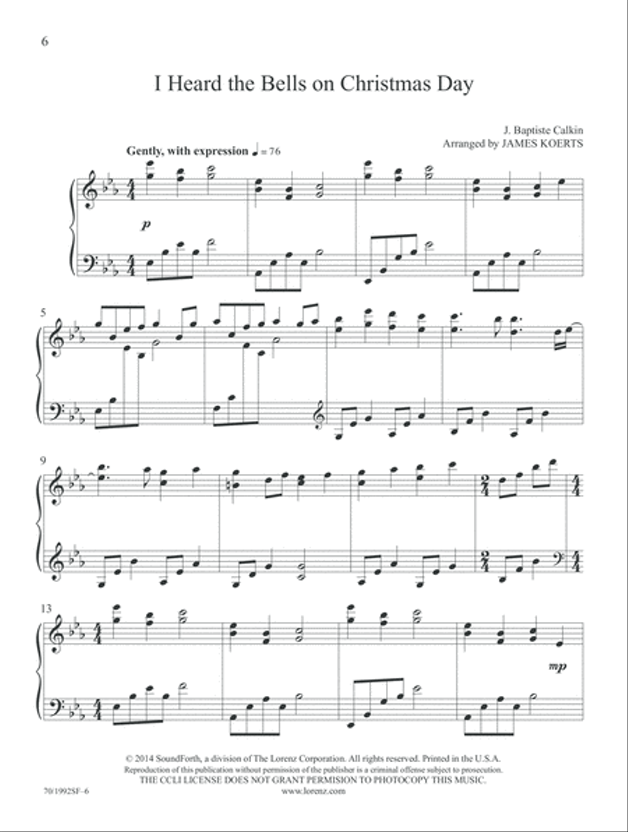 Merry Christmas and a Happy New Year! Piano Solo scores gallery preview page 6
