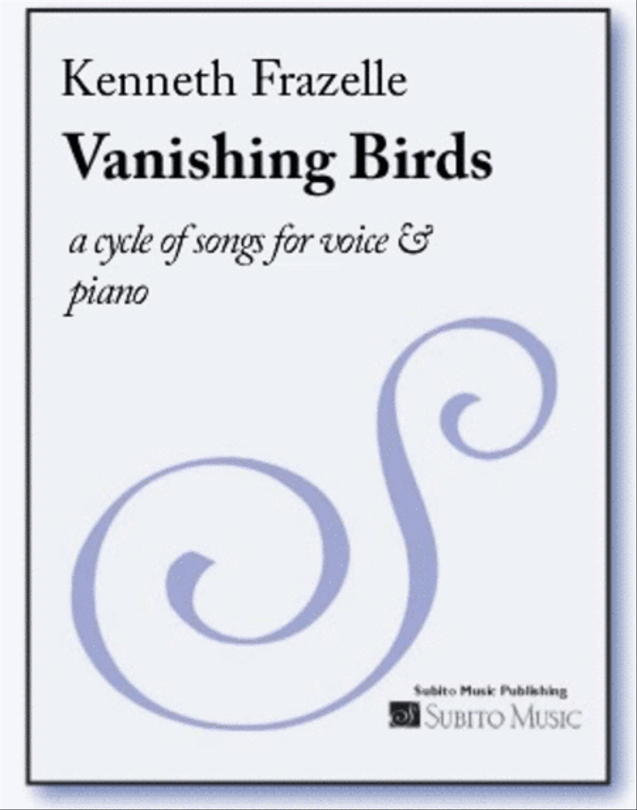 Vanishing Birds a cycle of songs Choir scores gallery preview page 1