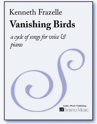 Vanishing Birds a cycle of songs