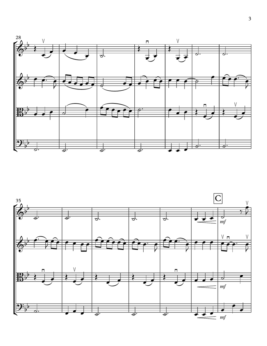 When I Said I Do String Quartet scores gallery preview page 3