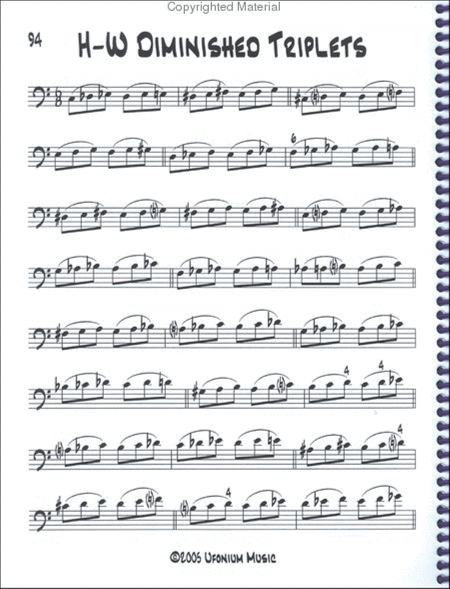 Doodles:Exercises For Mastering Jazz Trombone Trombone scores gallery preview page 4