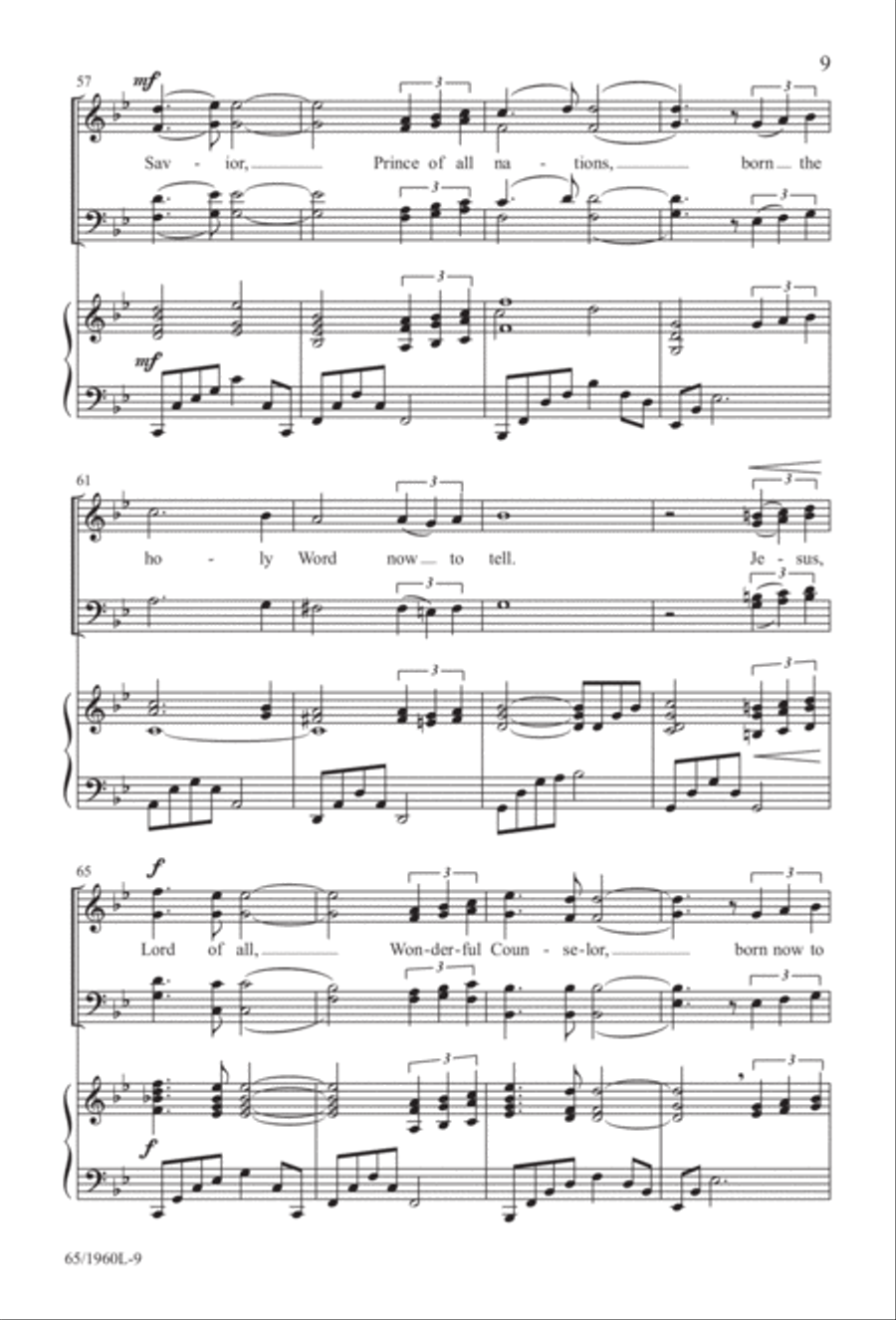 A New Birth...A New Beginning 4-Part scores gallery preview page 10