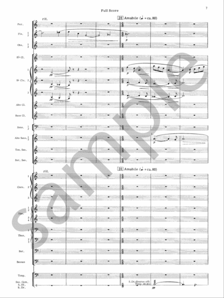 O Cool Is the Valley Concert Band scores gallery preview page 9