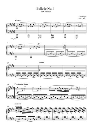 Ballade No. 1 in C# minor Op. 1 No. 1