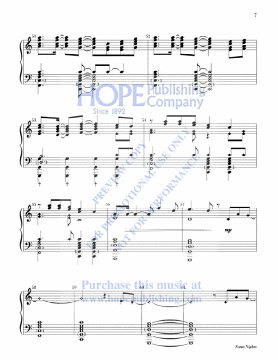 Some Nights Some Nights 5-Octaves scores gallery preview page 8