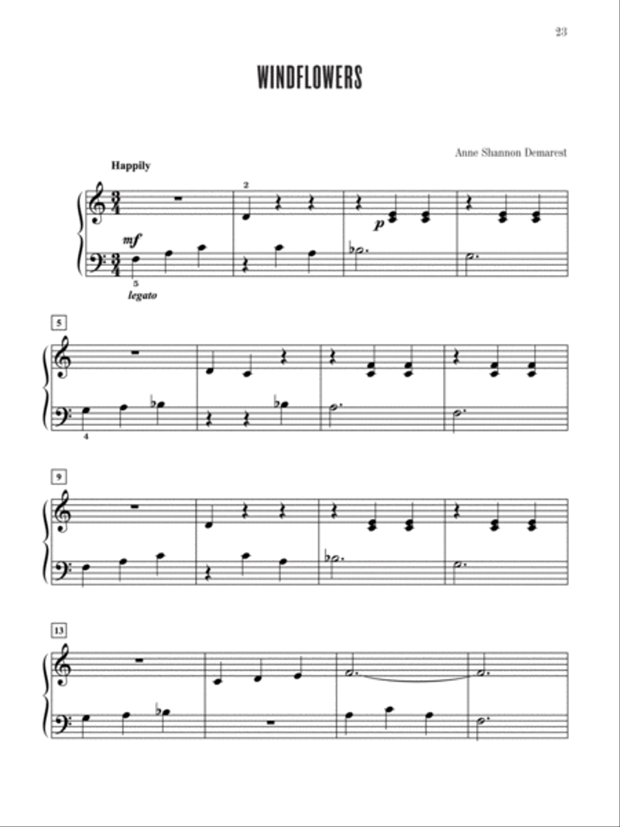 Myklas Contest Winners, Book 1 Easy Piano scores gallery preview page 3