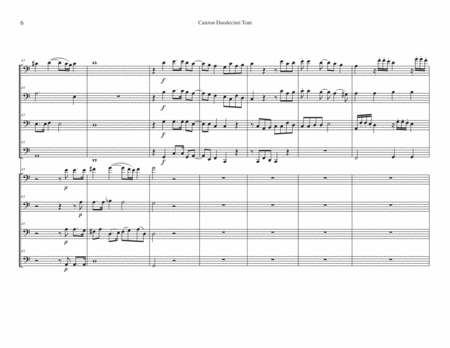 Canzon Duodecimi Toni by Giovanni Gabrieli for 8 cellos