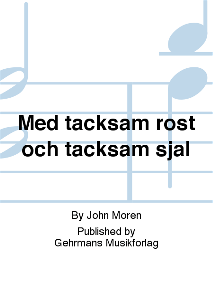 Med tacksam rost och tacksam sjal 4-Part scores gallery preview page 1