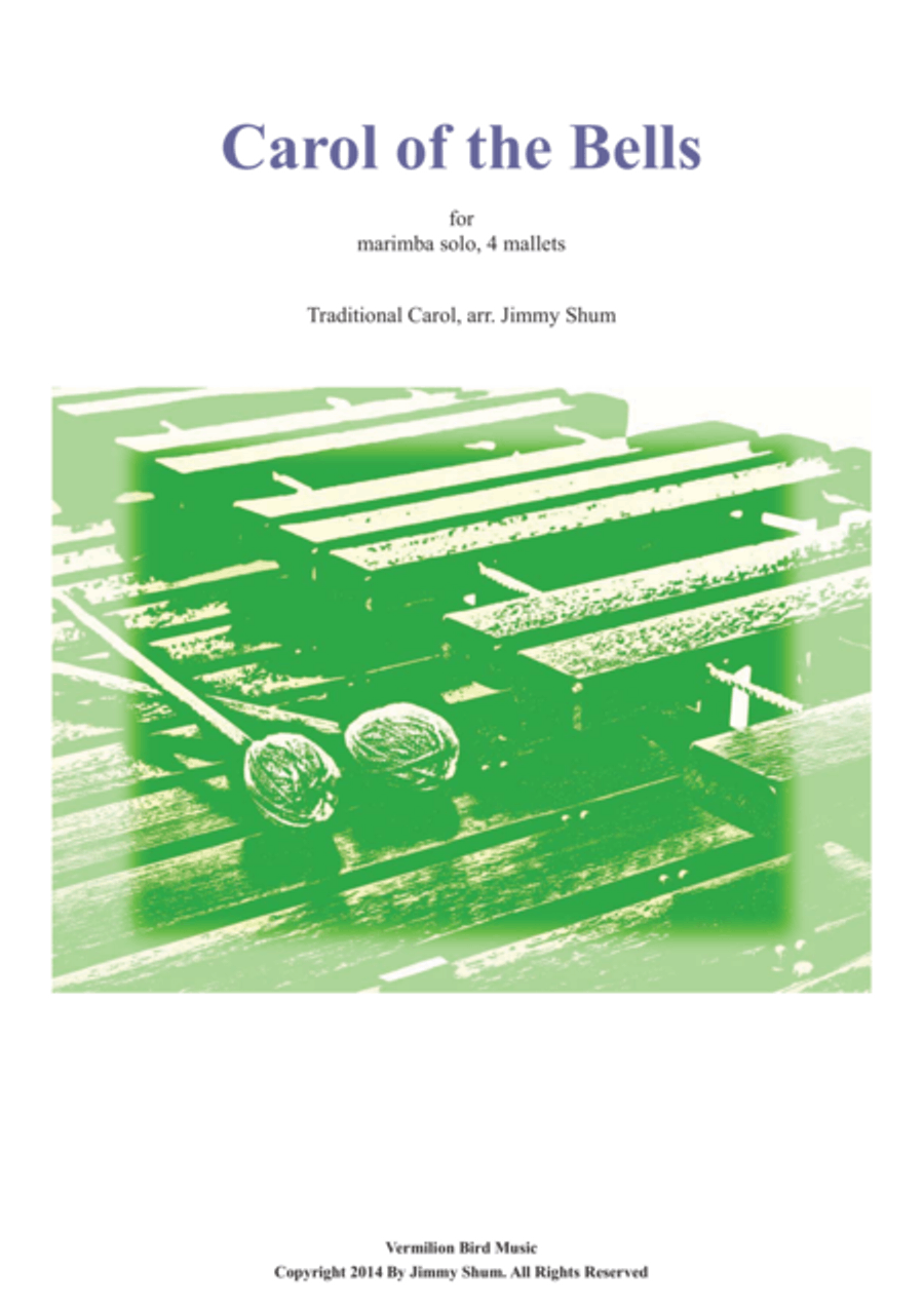 Carol of the Bells Marimba scores gallery preview page 1
