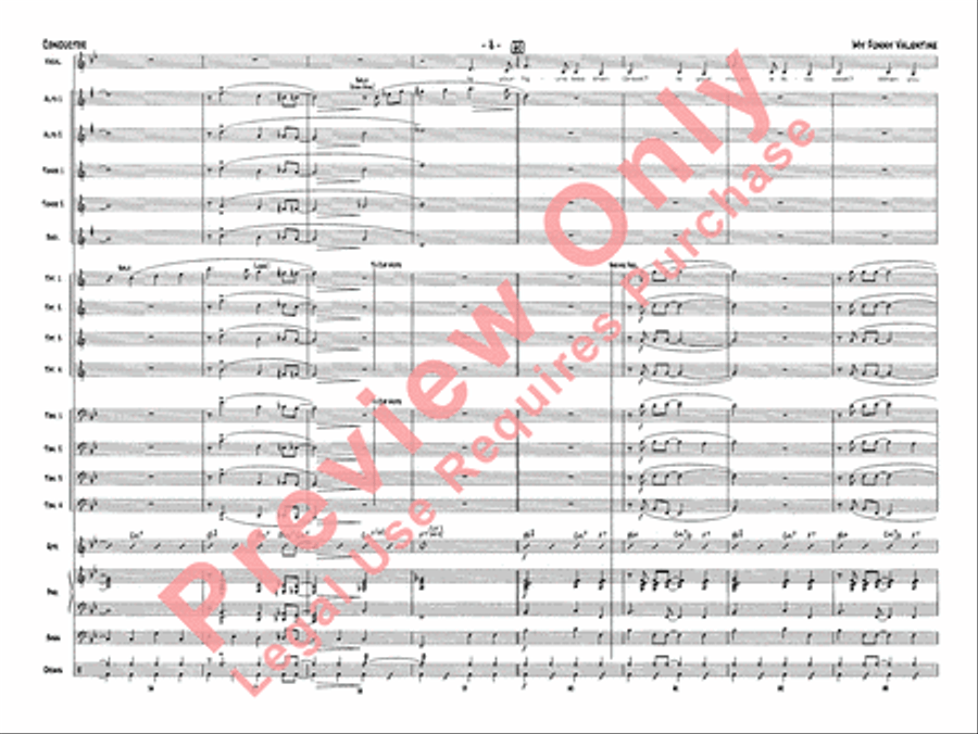 My Funny Valentine Jazz Ensemble scores gallery preview page 23