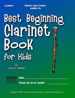 Book cover for Best Beginning Clarinet Book for Kids