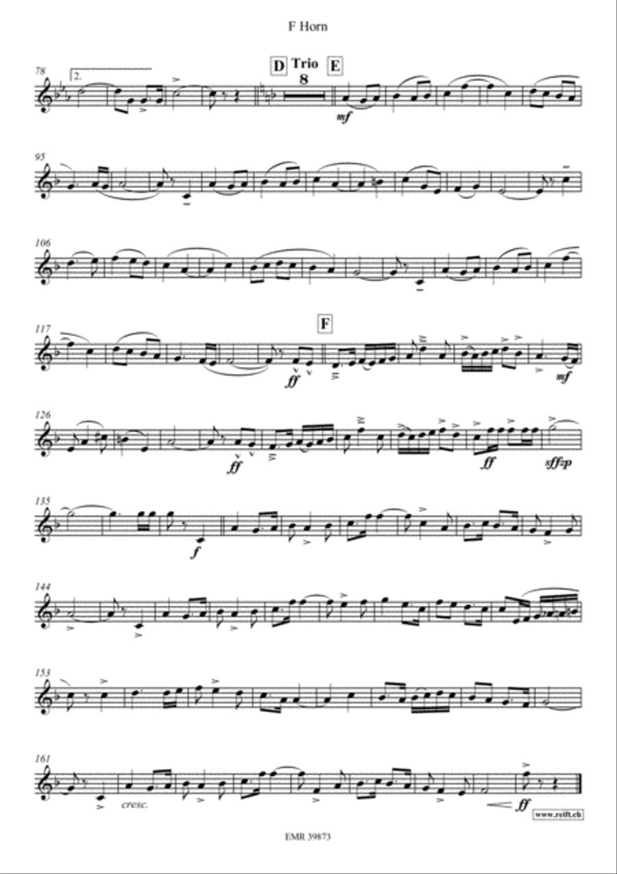 10 Greatest Famous Marches Piano Accompaniment scores gallery preview page 6
