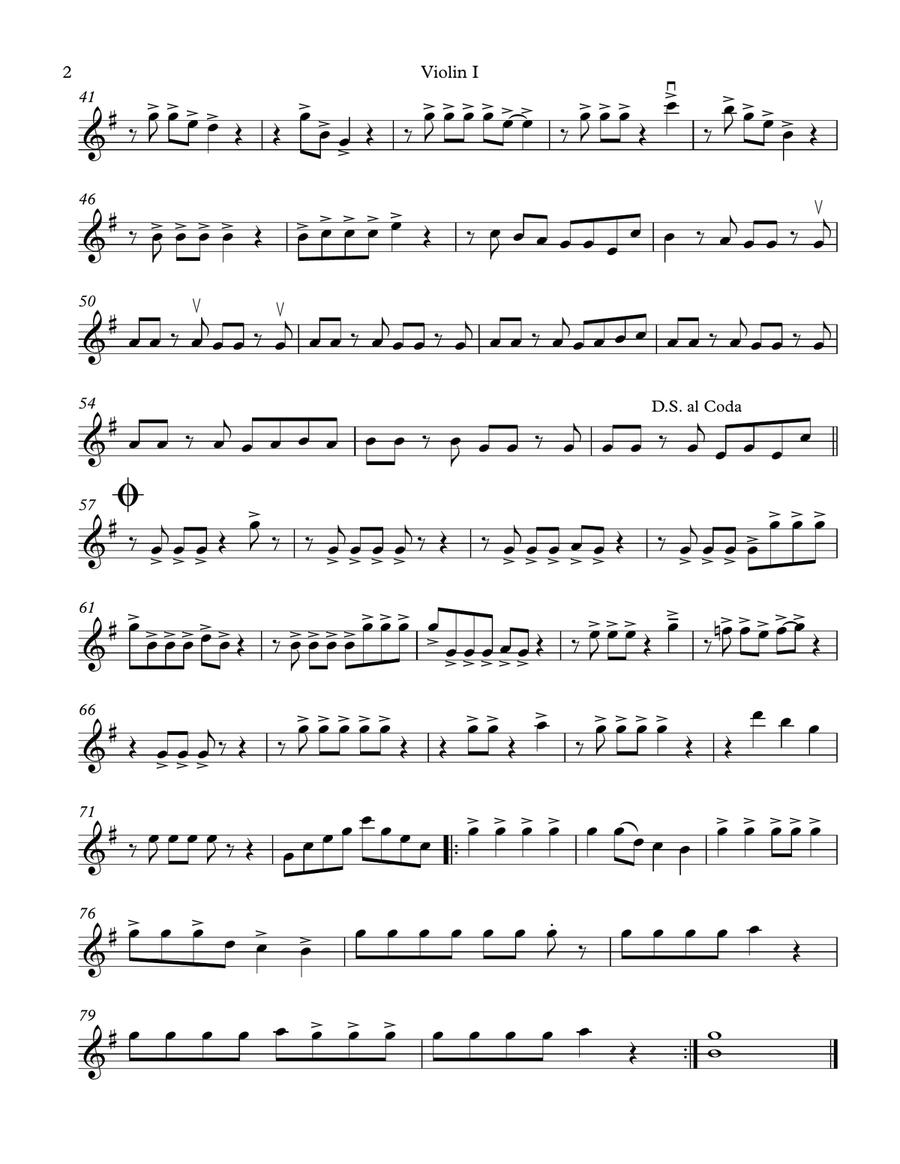 I Gotta Feeling String Quartet scores gallery preview page 2