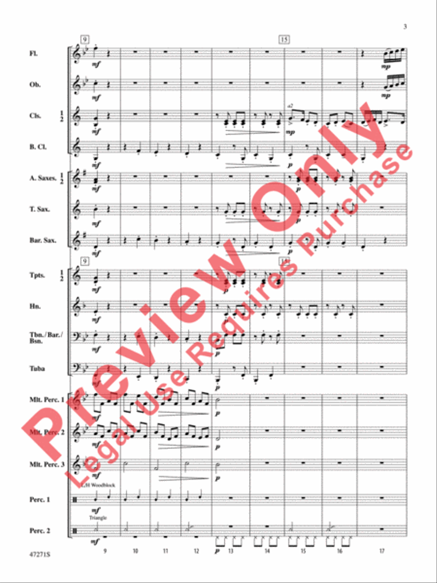 'Tis the Season 'Tis the Season Concert Band scores gallery preview page 4