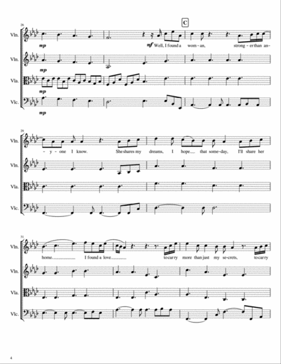 Perfect String Quartet scores gallery preview page 4