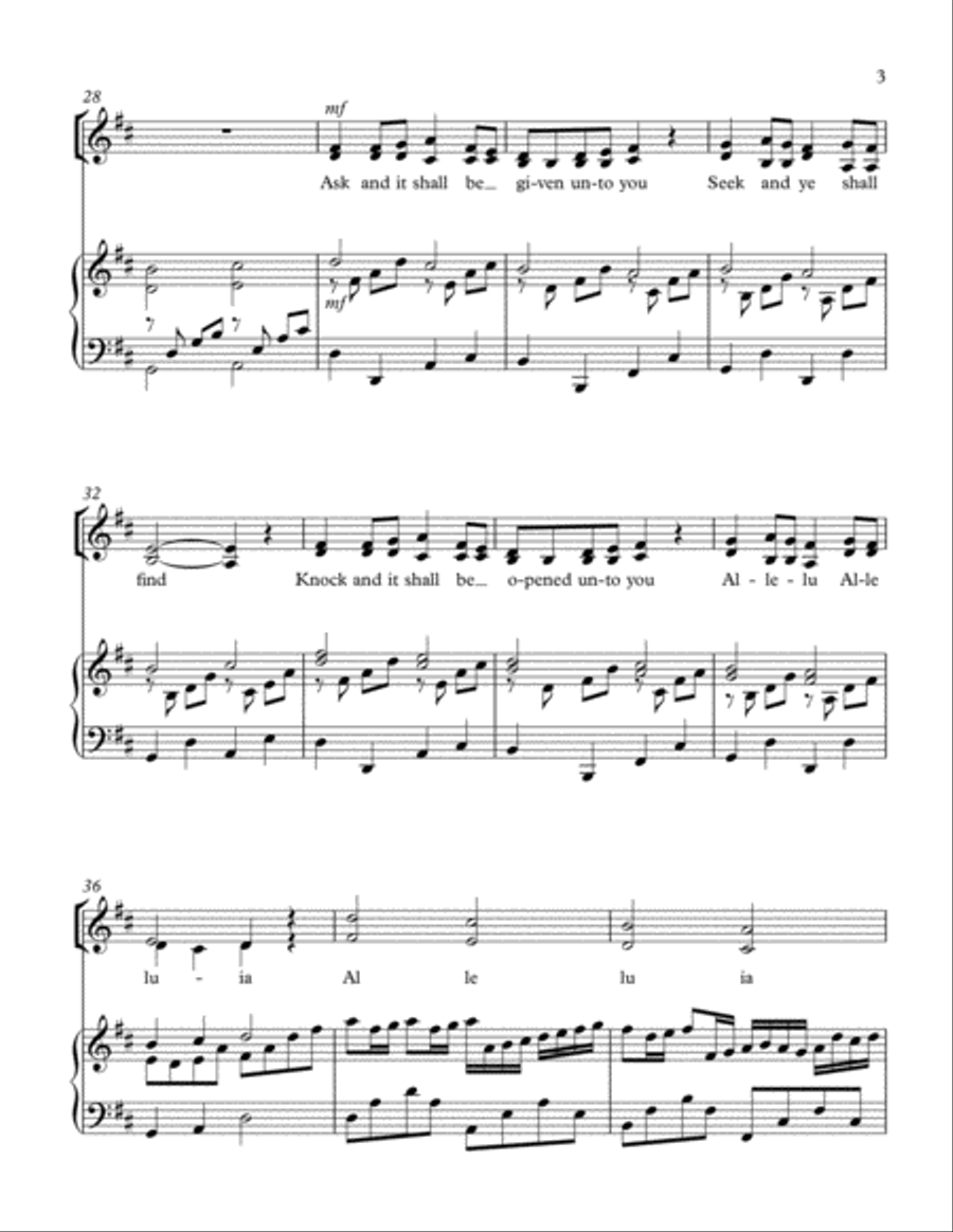 Seek Ye First Seek Ye First 4-Part scores gallery preview page 3
