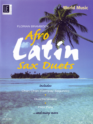 Book cover for Afro-Latin Saxophone Duets