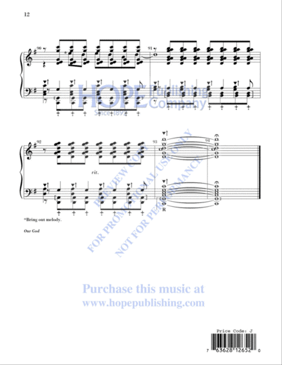Our God 5-Octaves scores gallery preview page 13