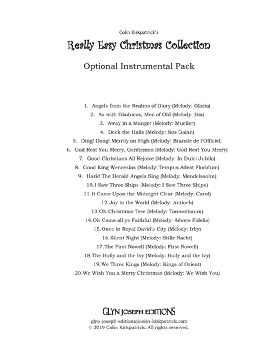 Really Easy Christmas Collection (Optional Instrumental Pack) image number null