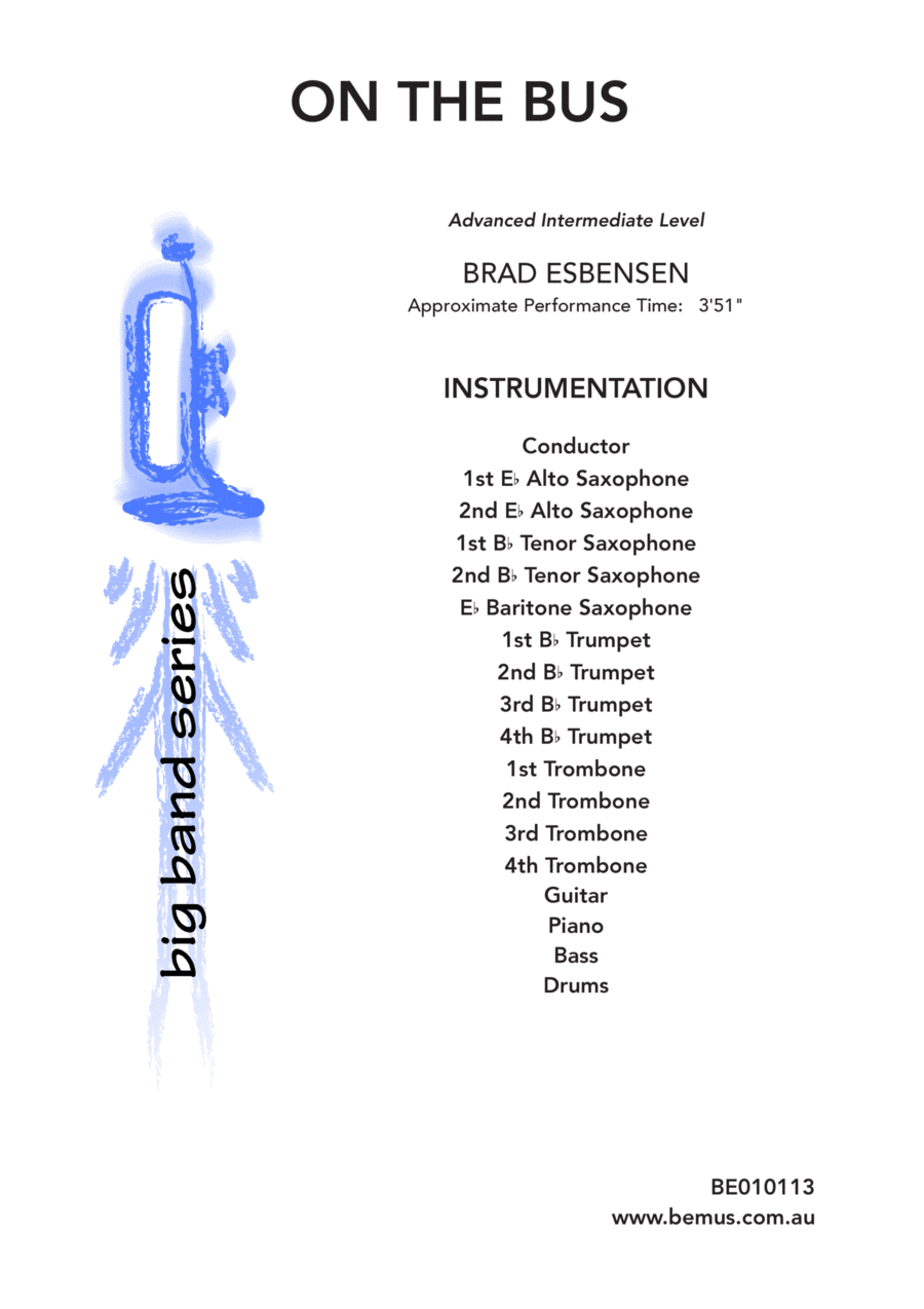 On The Bus Jazz Ensemble scores gallery preview page 1