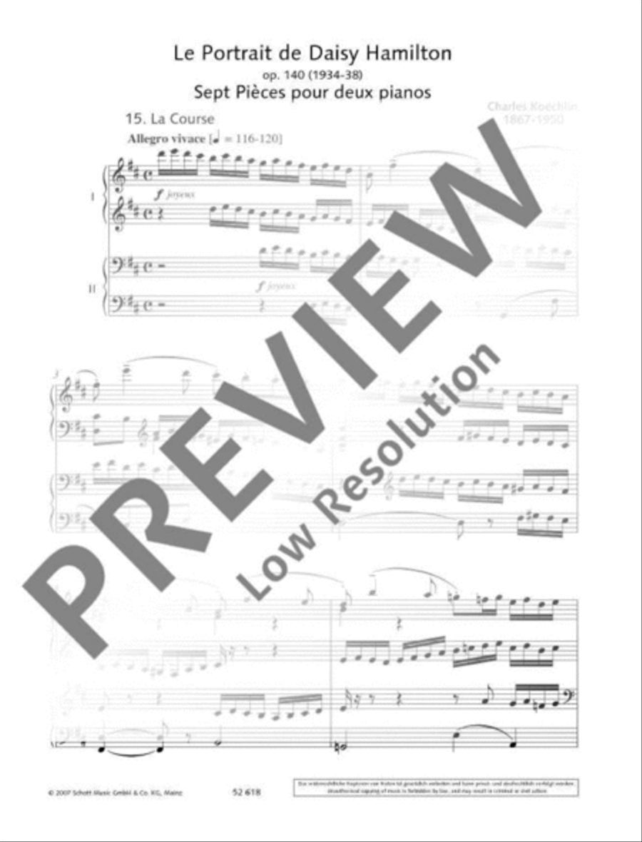 Le Portrait de Daisy Hamilton Piano scores gallery preview page 18