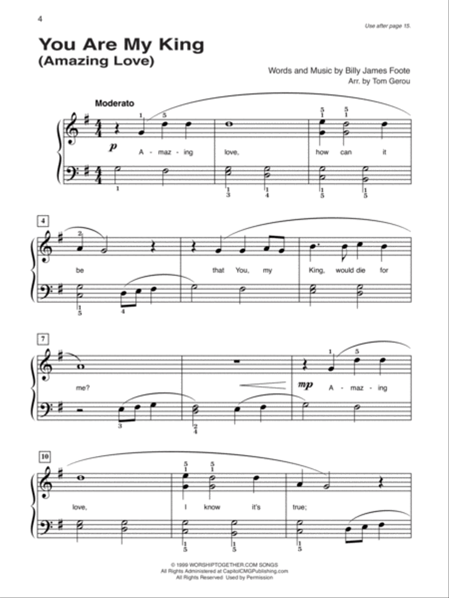 Alfred's Basic Piano Course Praise Hits, Level 2 Piano Method scores gallery preview page 3