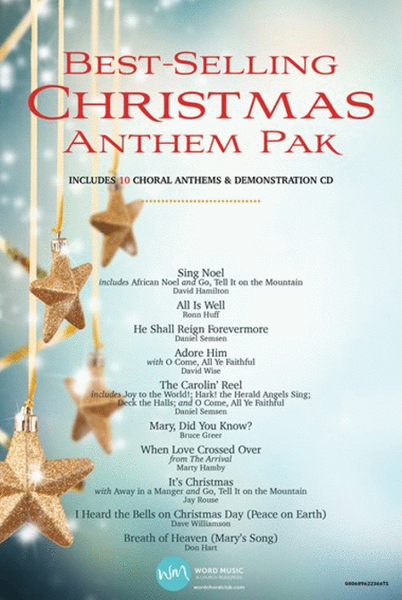 Best-Selling Christmas Anthem Pak Vol 1 - Anthem Preview Pak